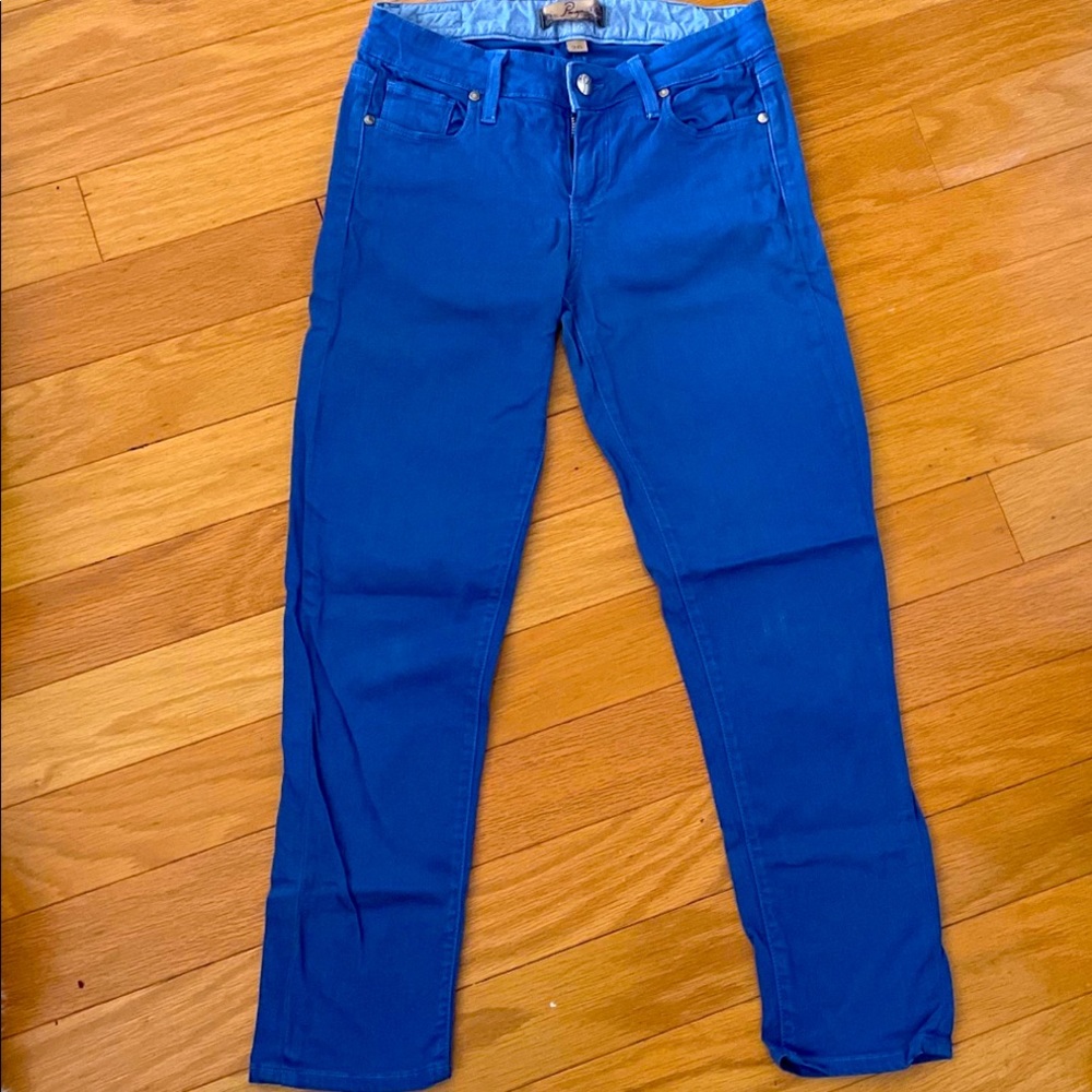 Paige Jeans, Blue Capri Mid Rise